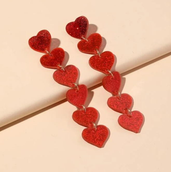 Multiple Heart Dangle (3 Options)