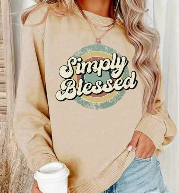 Simply Blessed Crewneck Sweatshirt