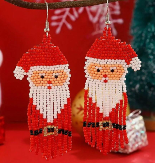 Beaded Santa